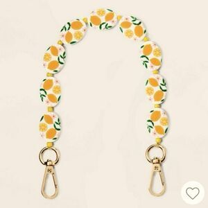 Mixed Lemon Beaded 9.8" HandBag Strap or charm